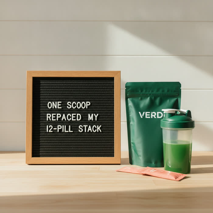AI-generated felt letter board lifestyle product ad